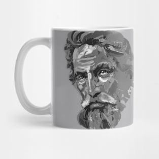 Zeus Black and White Portrait Mug